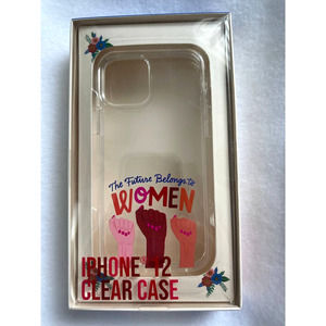 iphone 12 Clear Case "The Future Belongs to Women" NIB